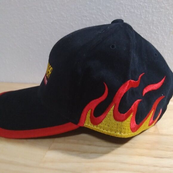 Vintage Jim Palmer Trucking Flames Strap Back Hat - Picture 1 of 7